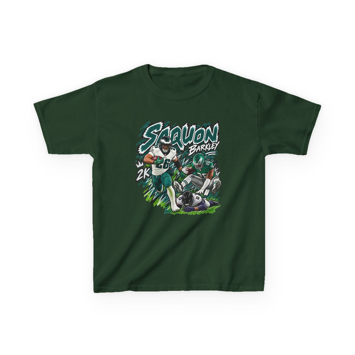 YOUTH Saquon Barkley Graphic T-Shirt - Sunday Standouts Sketch Series