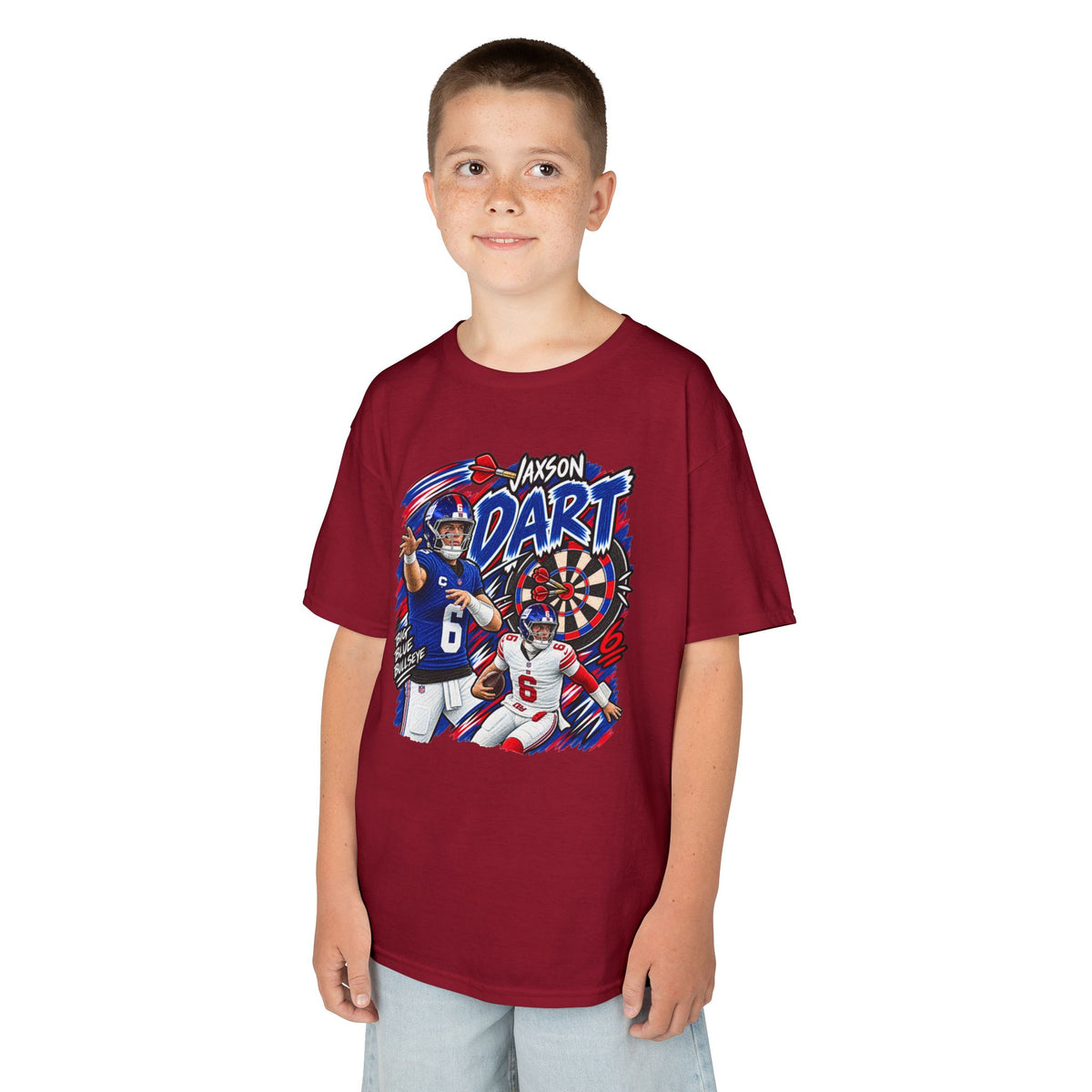 YOUTH Jaxson Dart Graphic T-Shirt - Sunday Standouts Sketch Series