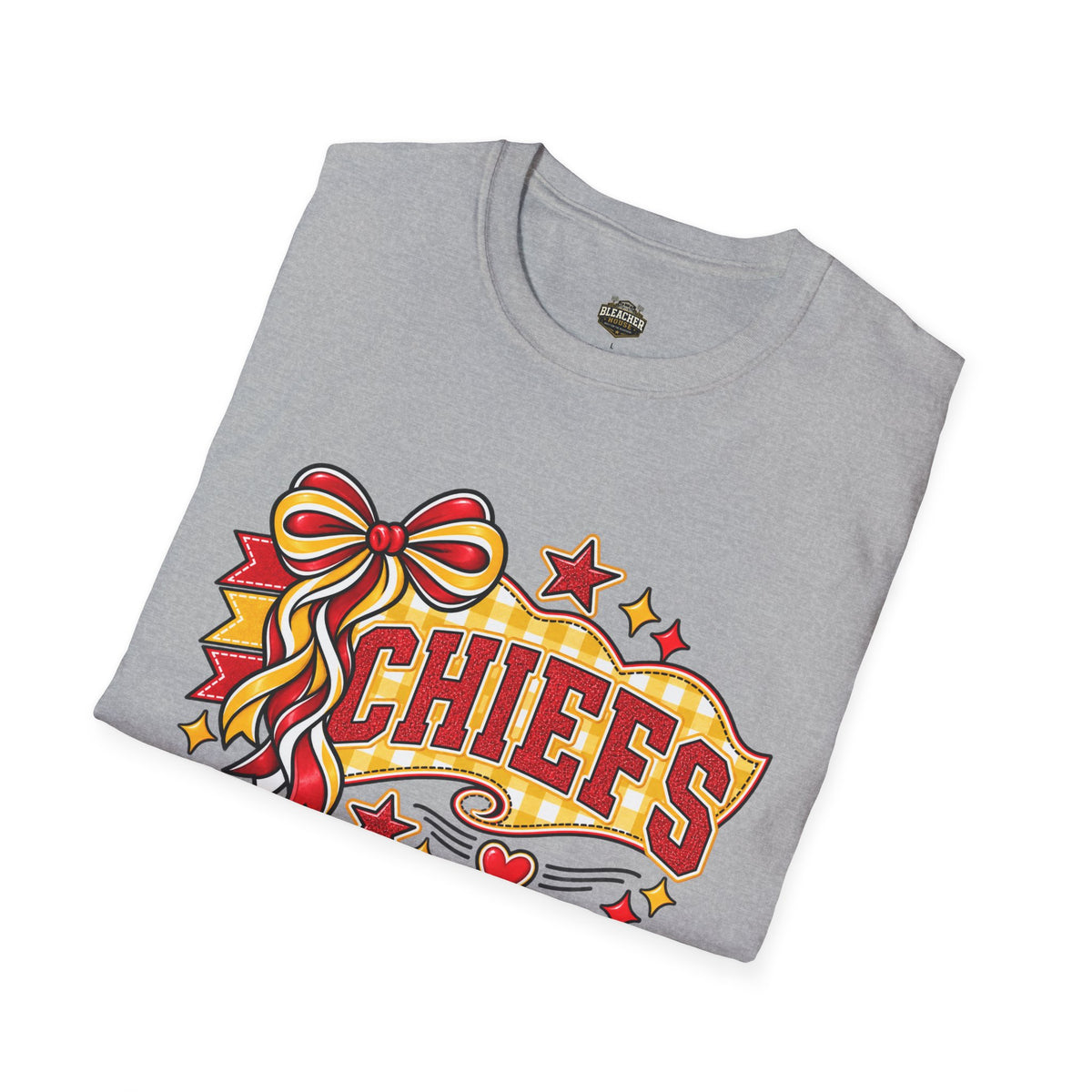 Chiefs Ribbon & Banner T-Shirt — Team Spirit Tee