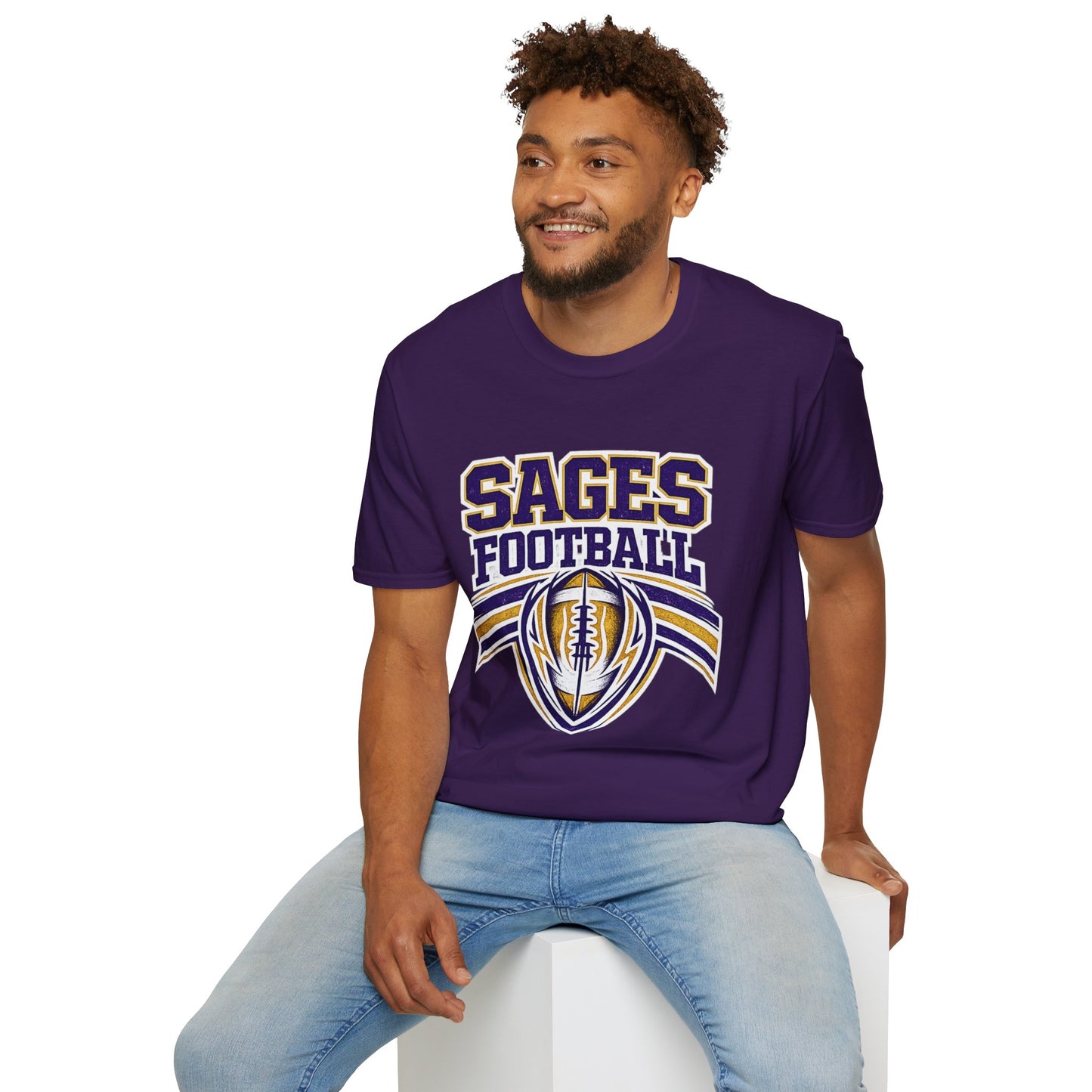 Sages Football T-Shirt — Vintage Collegiate Team Tee