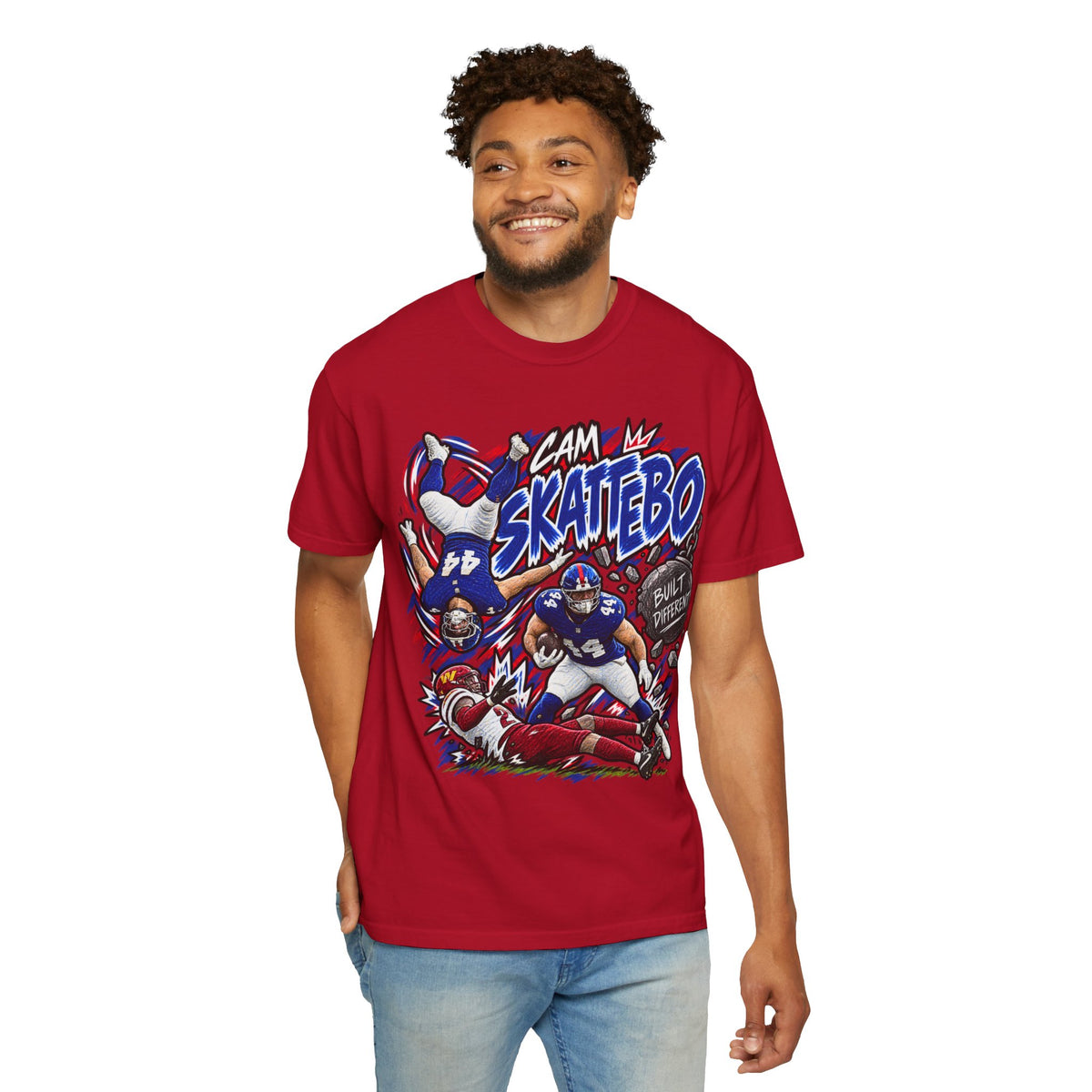 Cam Skattebo Graphic T-Shirt - Sunday Standouts Sketch Series