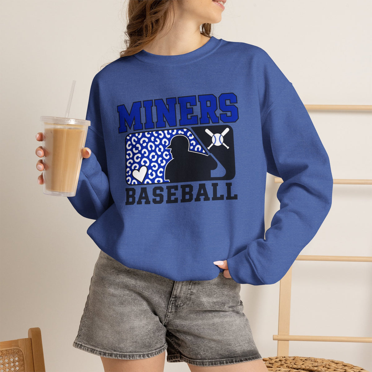 Miners Baseball Crewneck Sweatshirt – Team Spirit Pullover
