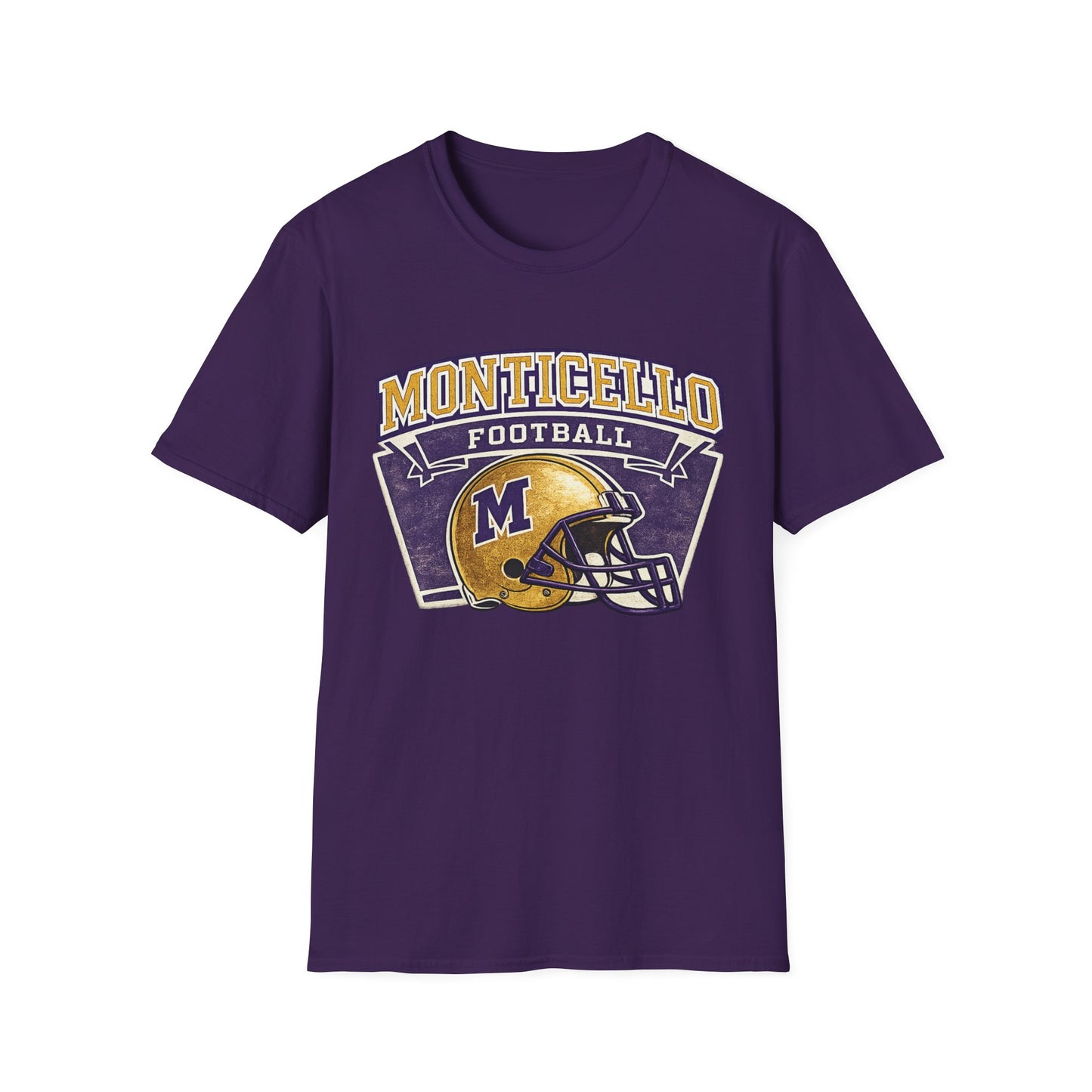 Monticello Football T-Shirt — Vintage Helmet Tee