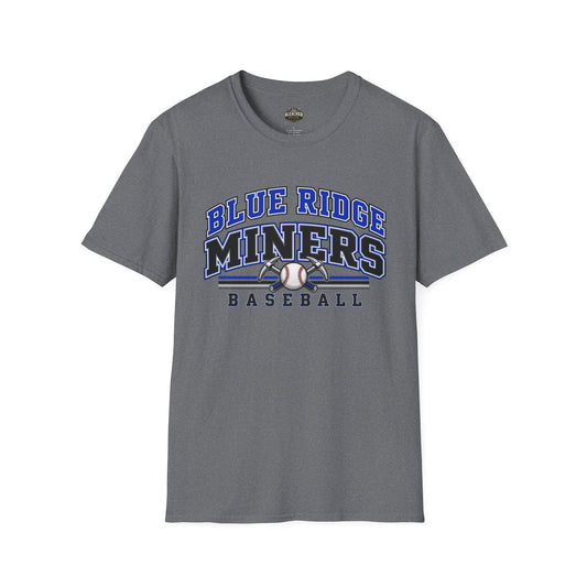Blue Ridge Miners Baseball T-Shirt - Unisex Softstyle Tee