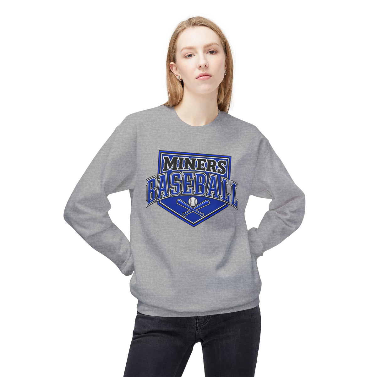 Miners Baseball Crewneck Sweatshirt