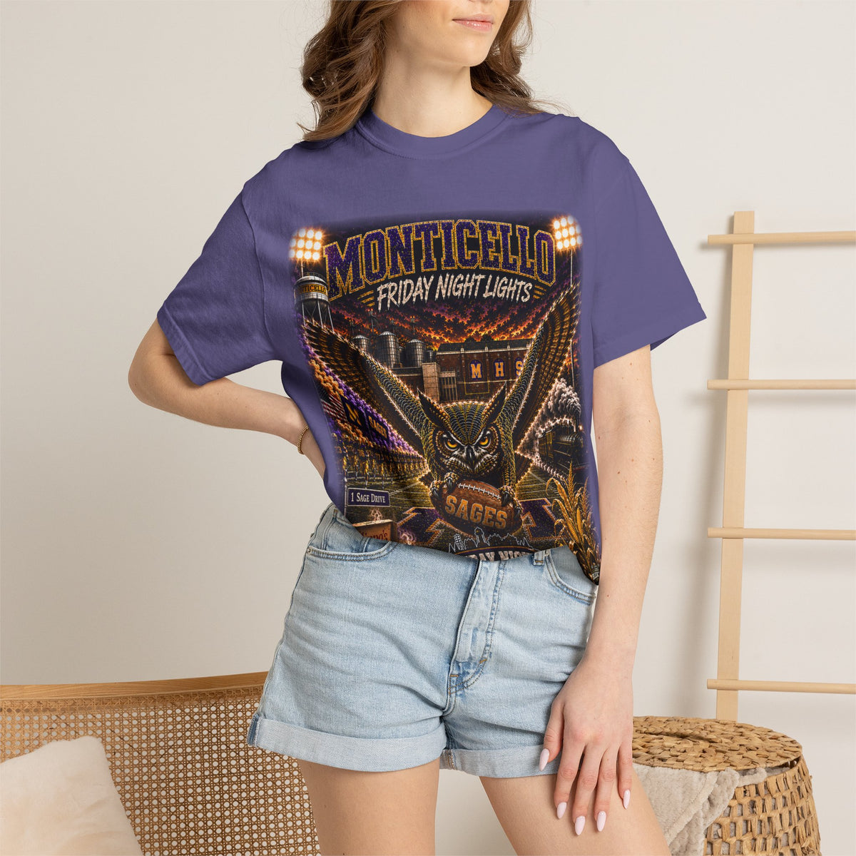 Friday Night Lights T Shirt- MONTICELLO Edition