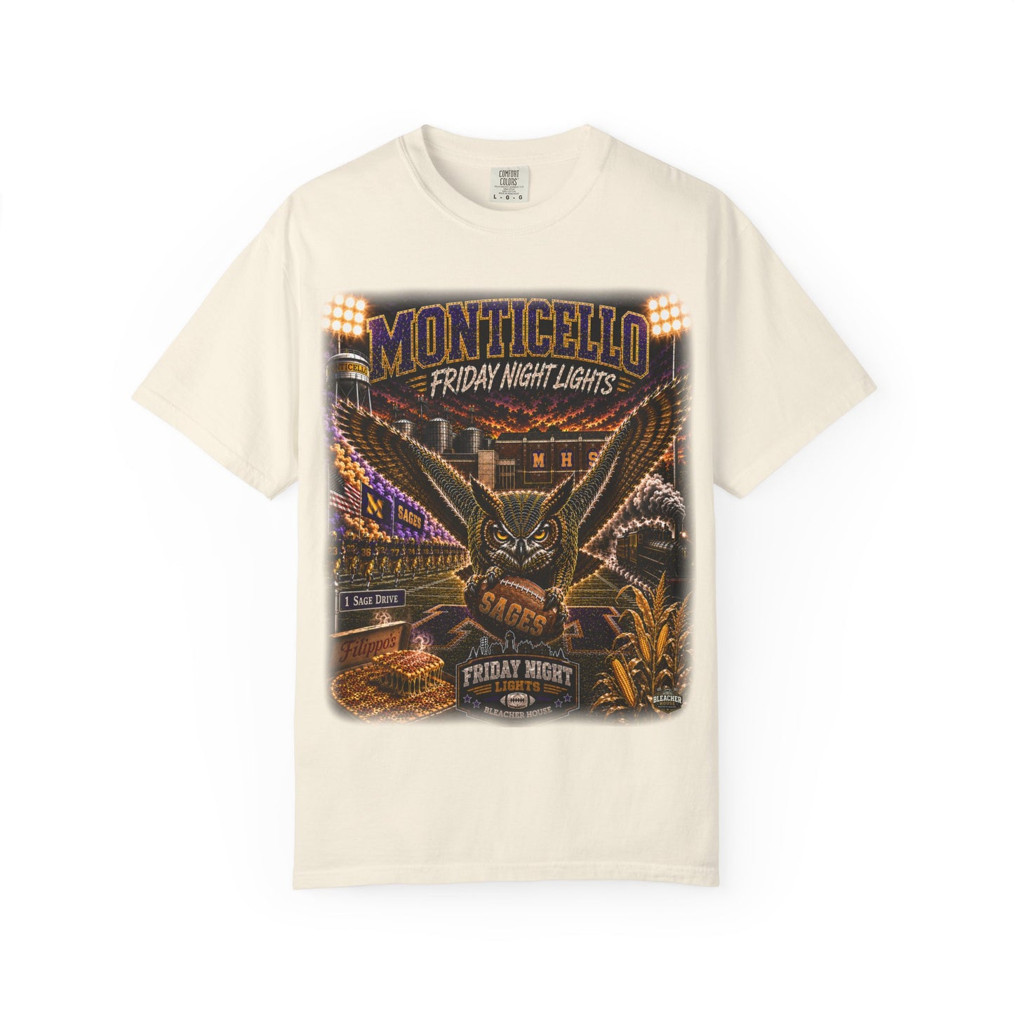 Friday Night Lights T Shirt- MONTICELLO Edition