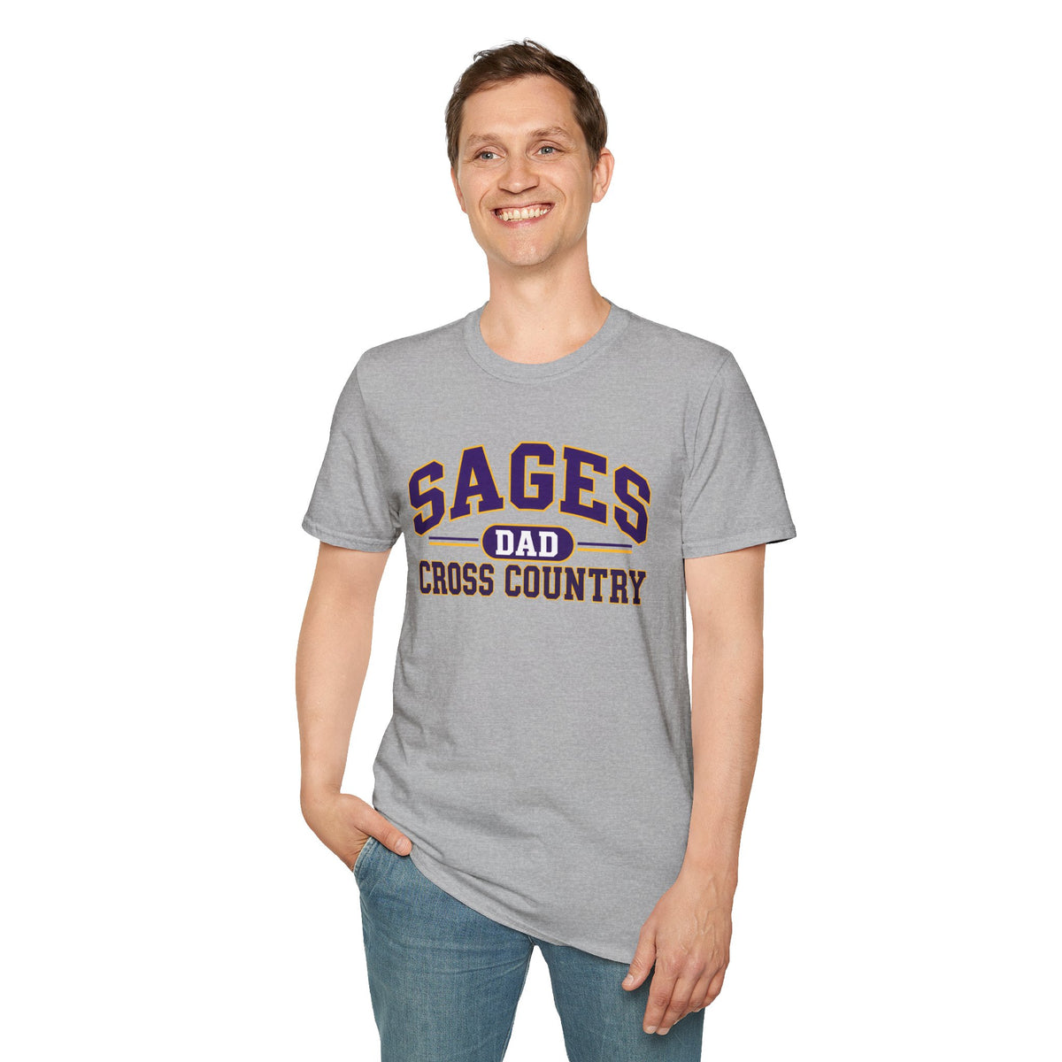 Sages Cross Country Dad T-Shirt — Proud Running Dad Tee