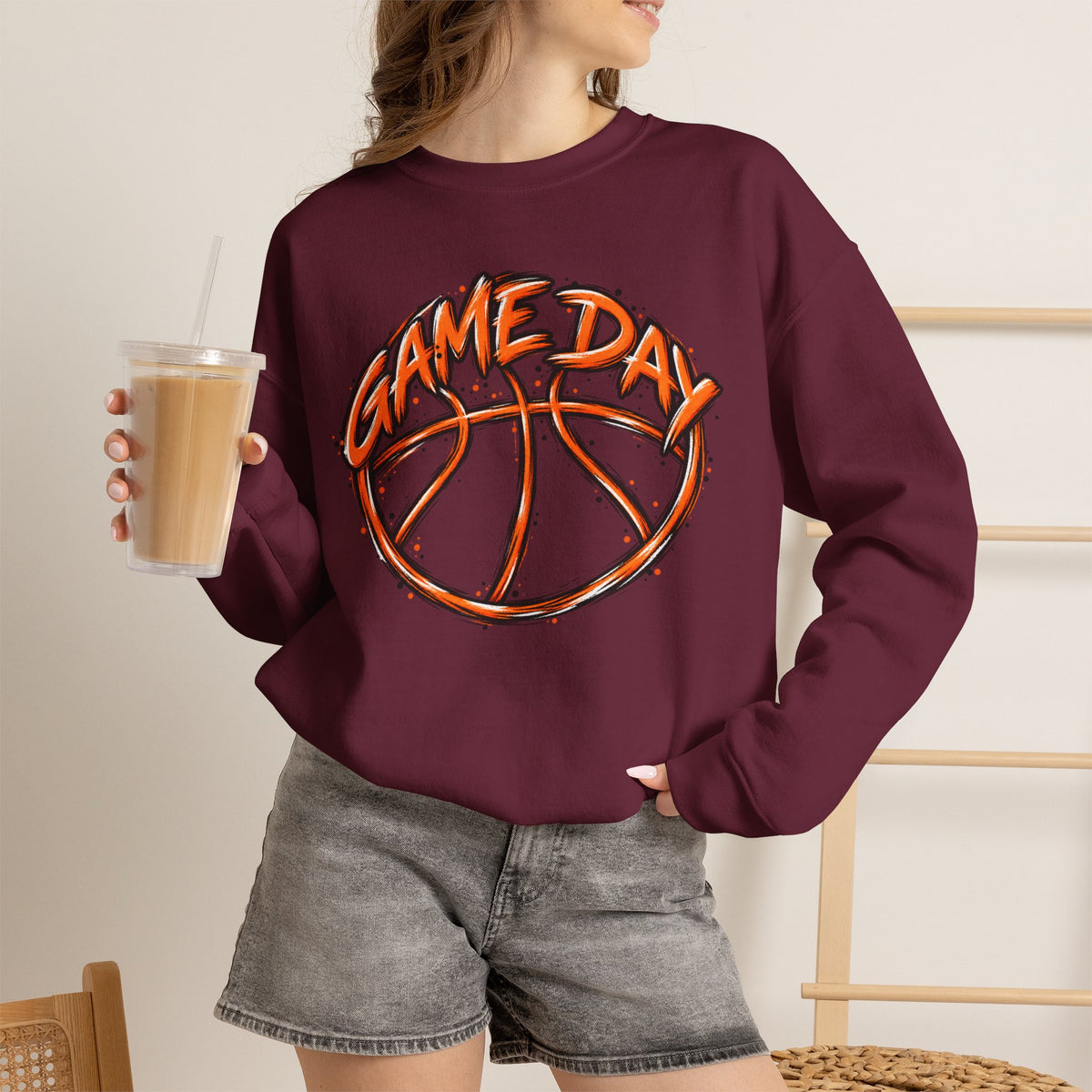 Game Day Basketball Sweatshirt