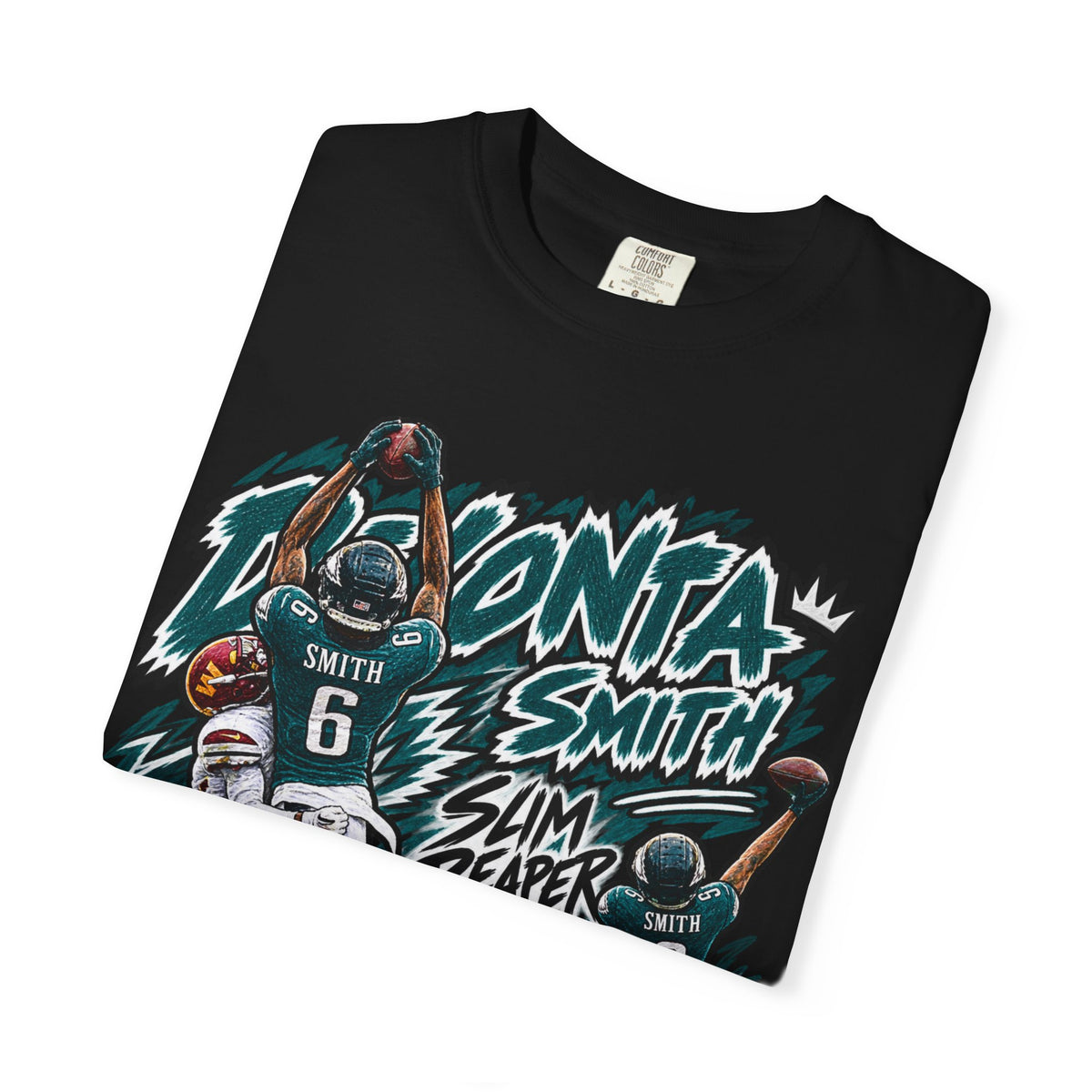 Devonta Smith, SLIM REAPER Graphic T-Shirt - Sunday Standouts Sketch Series