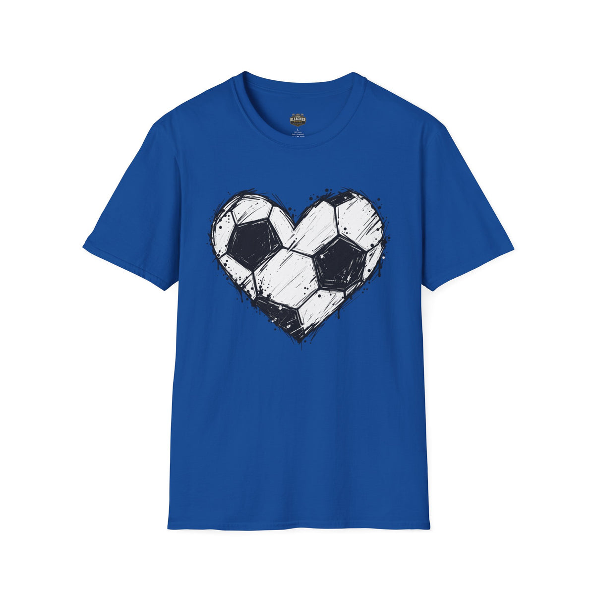 Soccer Heart T-Shirt — Grunge Love Football Tee