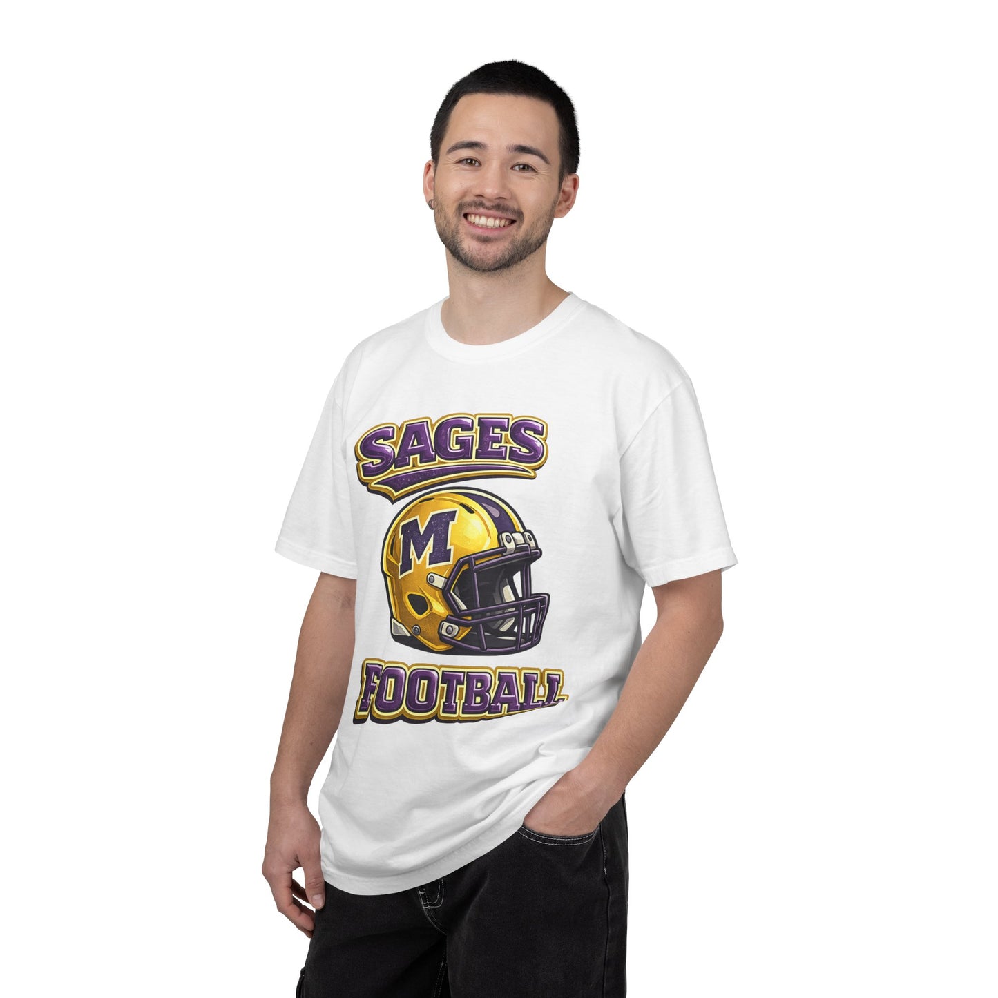 Sages Football Shiny Helmet T-Shirt