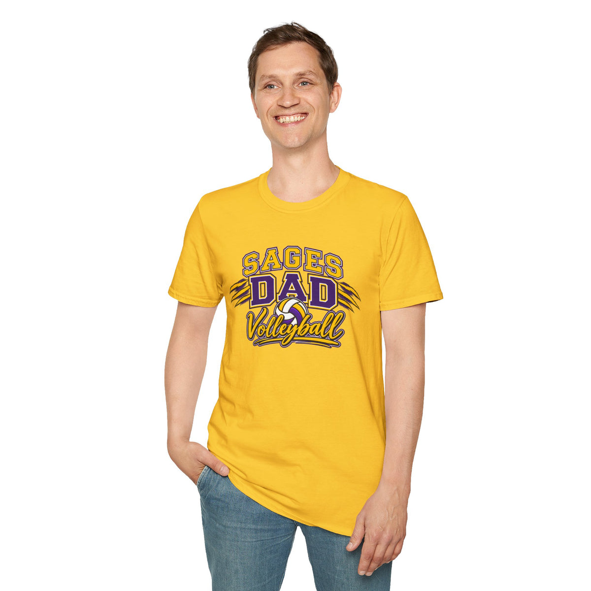 Sages Dad Volleyball T‑Shirt — Proud Volleyball Dad Shirt