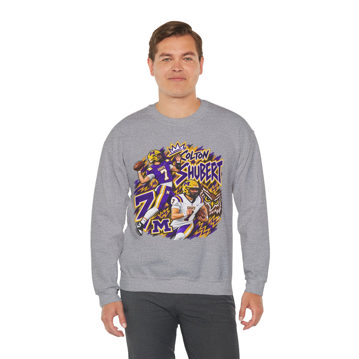 Colton Shubert Graphic Sketch Crewneck Sweatshirt