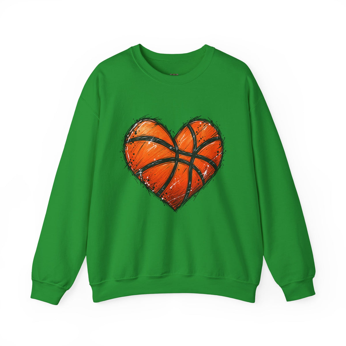 Basketball Heart Crewneck Sweatshirt