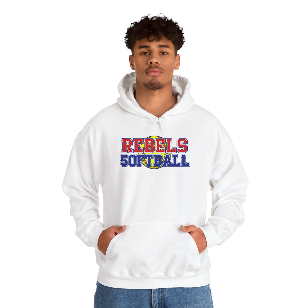 Rebels Softball Hoodie - Team Spirit Softball Pullover