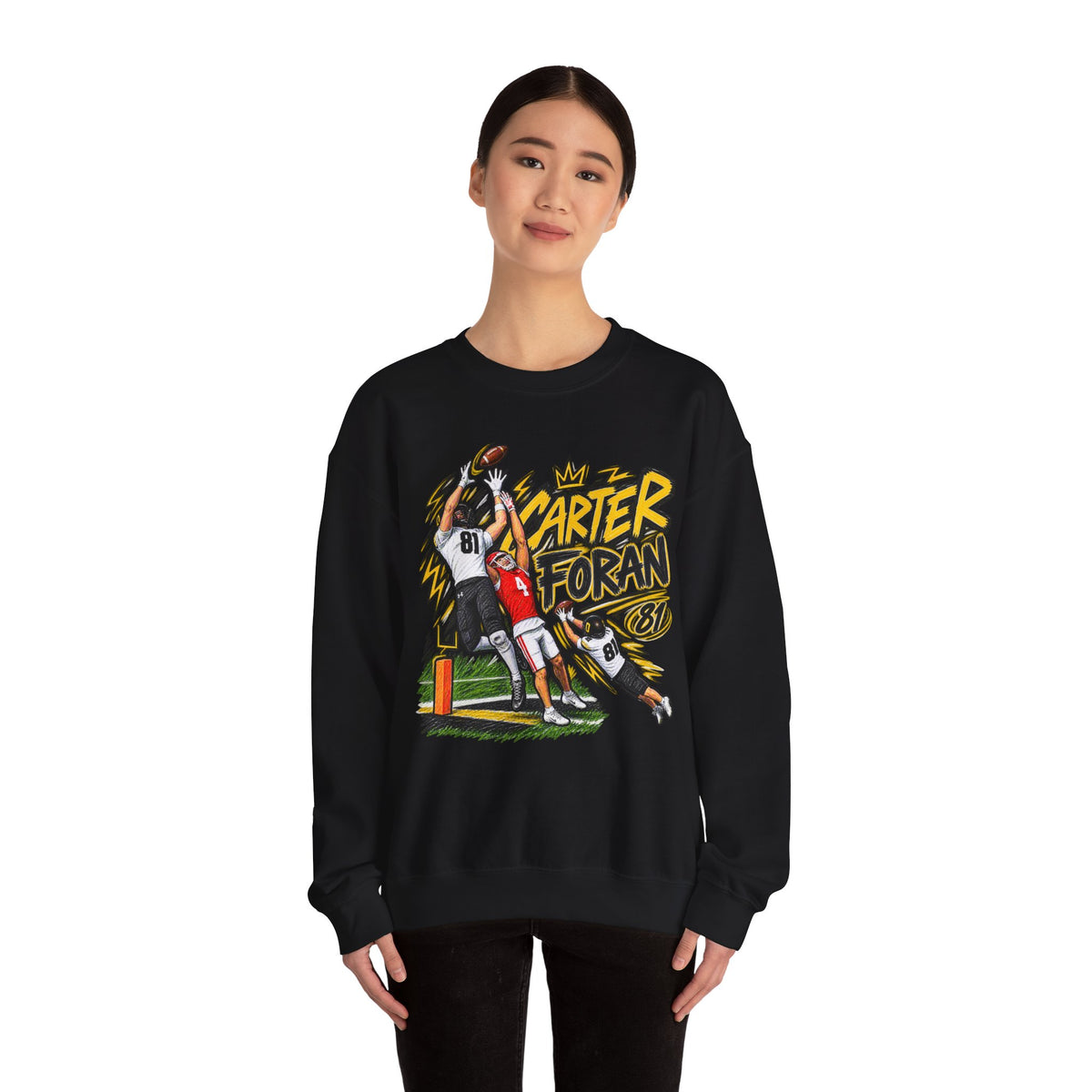 CARTER FORAN Graphic Crewneck - Saturday Standouts Sketch Series