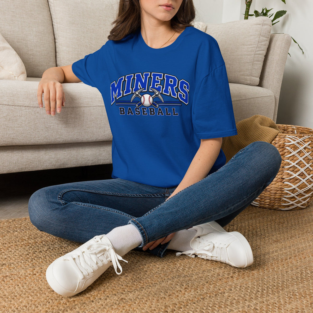 Miners Baseball T-Shirt – Team Logo Unisex Softstyle T shirt