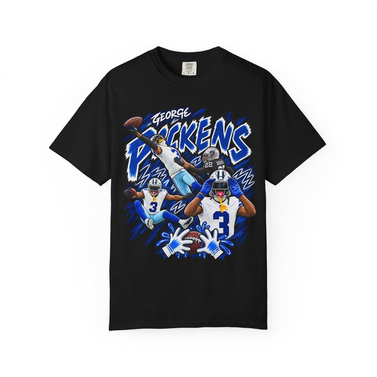 George Pickens Graphic T-Shirt - Sunday Standouts Sketch Series