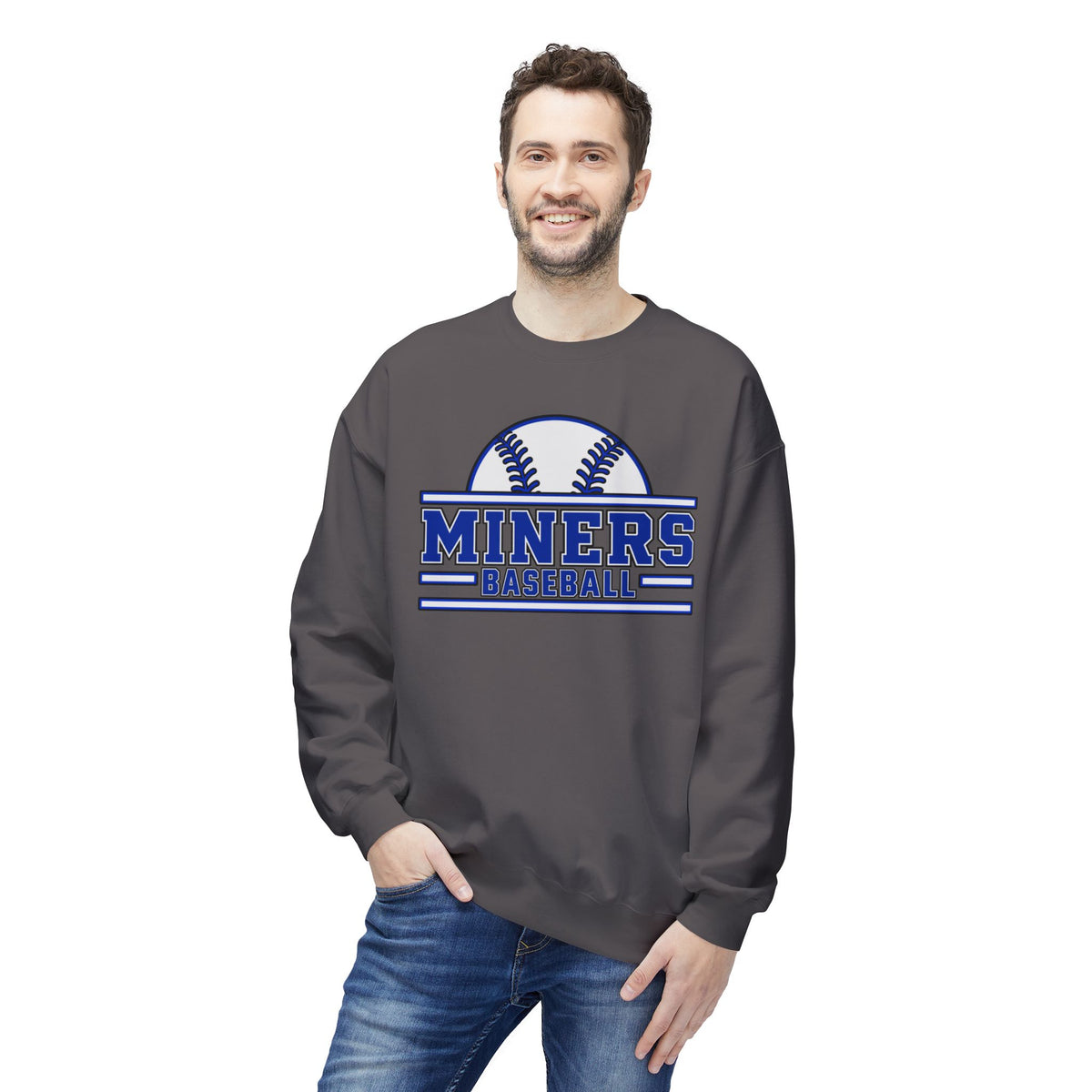 Miners Baseball Crewneck Sweatshirt