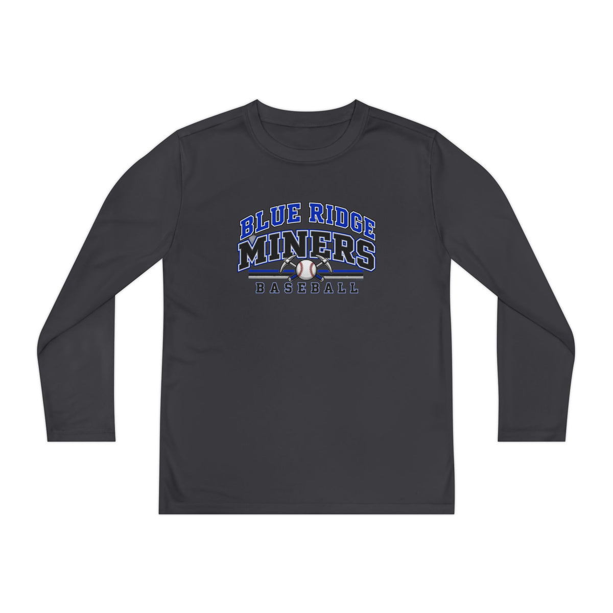 YOUTH Blue Ridge Miners Baseball Long Sleeve Tee