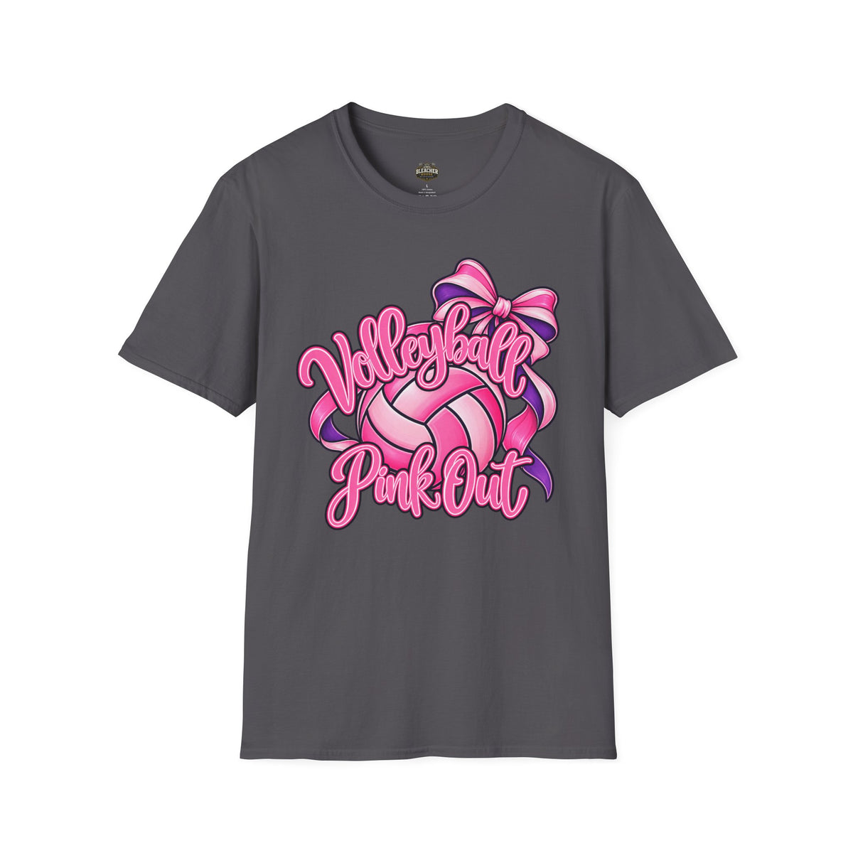 Volleyball Pink Out Tee — Breast Cancer Awareness Volleyball Shirt
