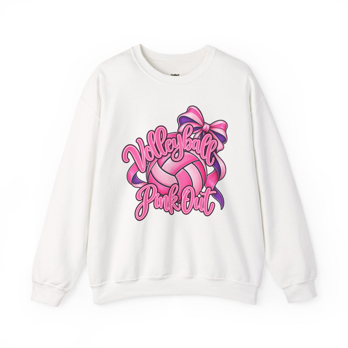 Volleyball Pink Out Crewneck Sweatshirt