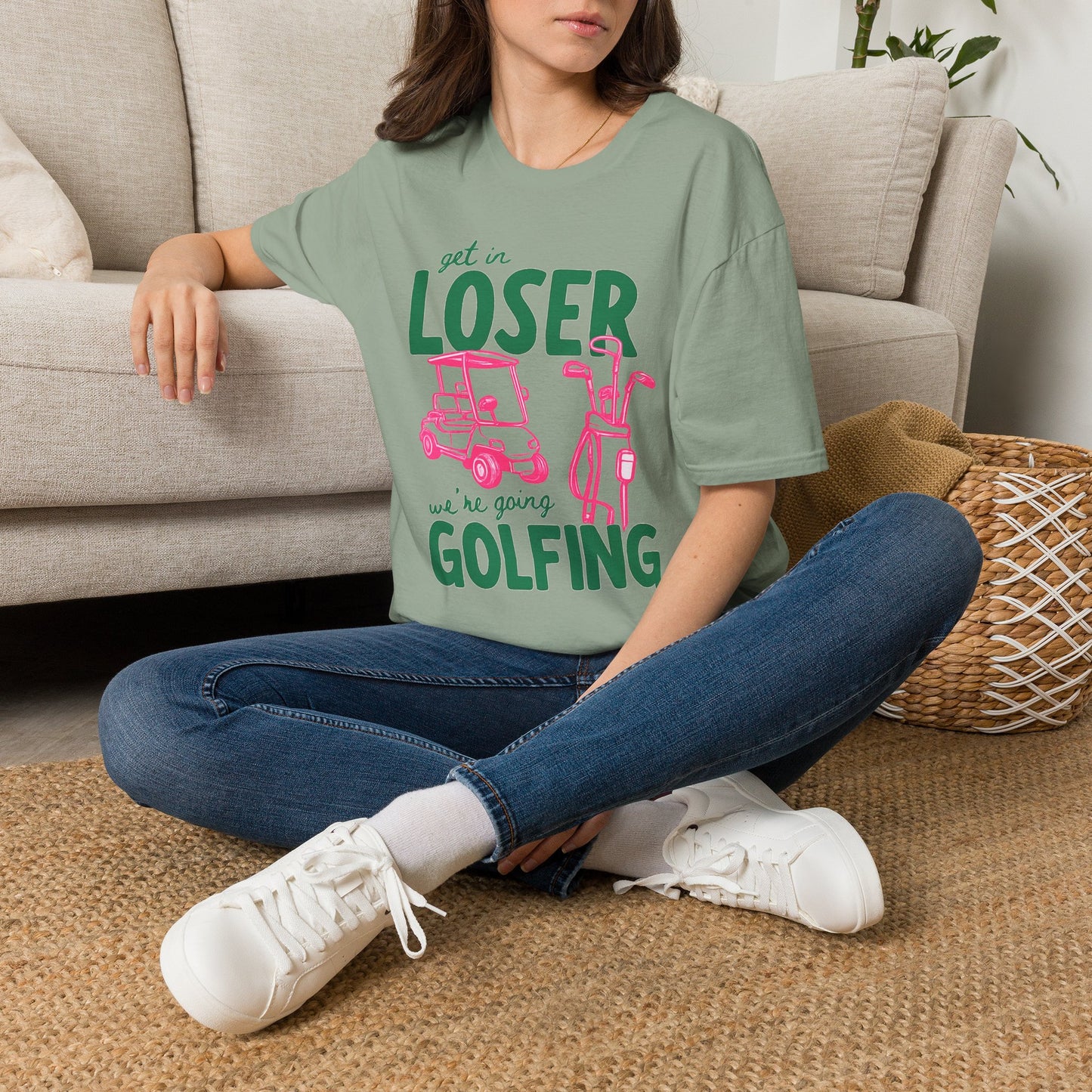 Get in LOSER, we're going GOLFING, Funny Golf Shirt