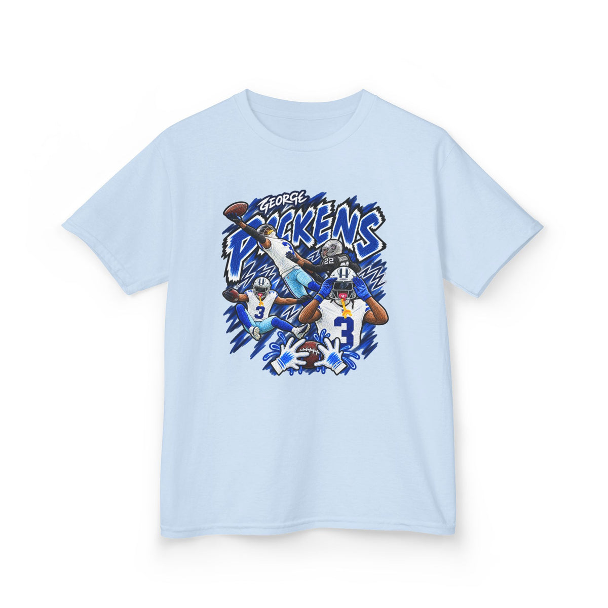 YOUTH George Pickens Graphic T-Shirt - Sunday Standouts Sketch Series