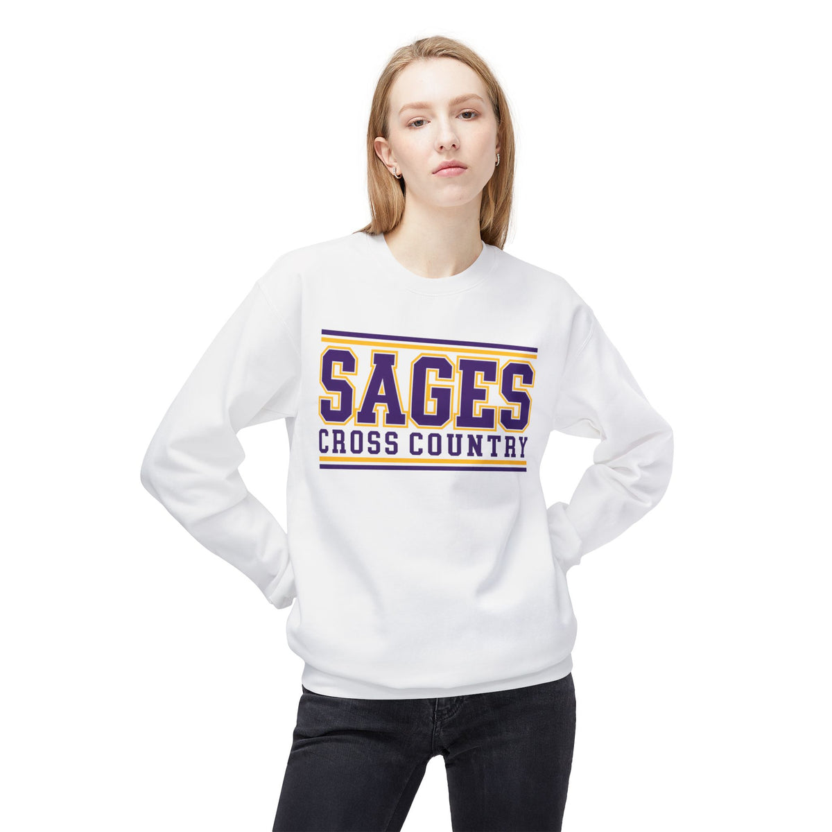 Cross Country Unisex Midweight Softstyle Fleece Crewneck Sweatshirt