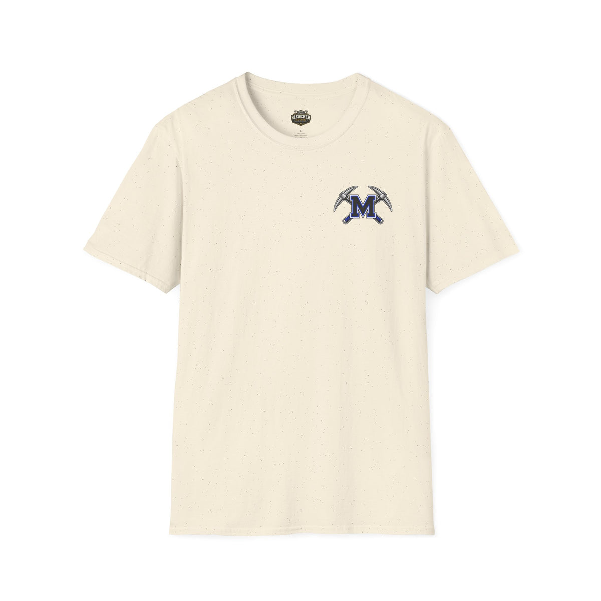 Miners Graphic T-Shirt - Miners Logo on Front, Mascot Design on Back