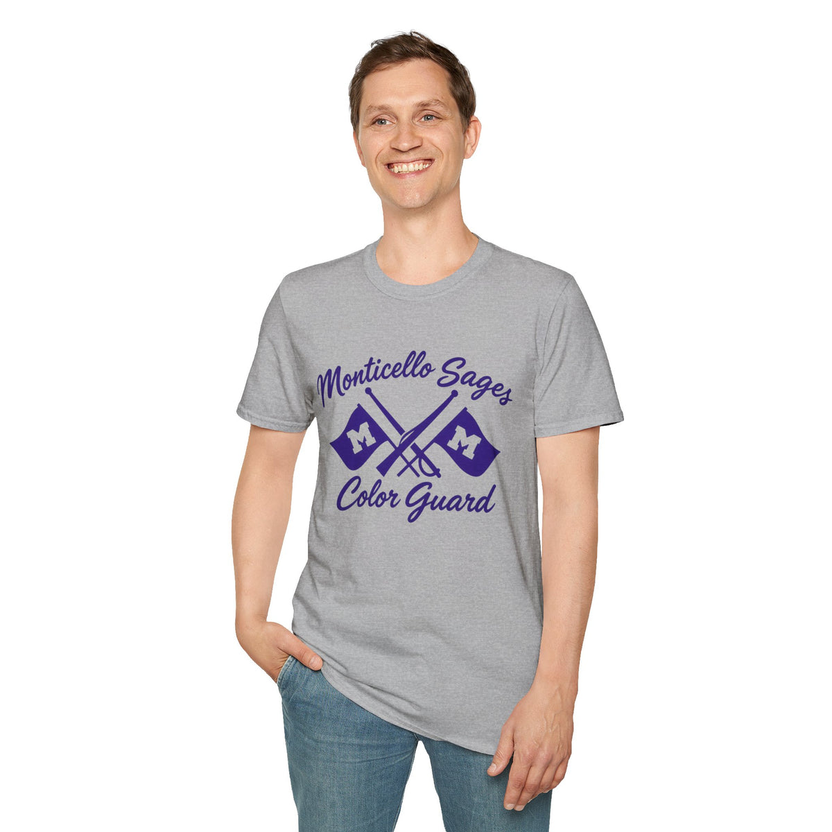 Monticello Sages Aesthetic Color Guard T-Shirt