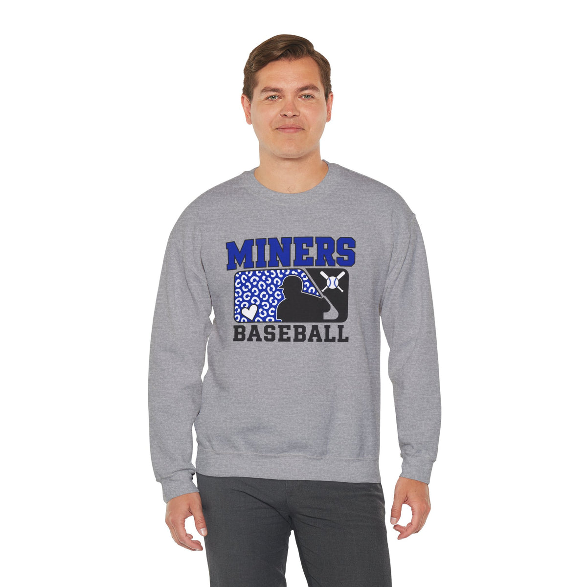 Miners Baseball Crewneck Sweatshirt – Team Spirit Pullover