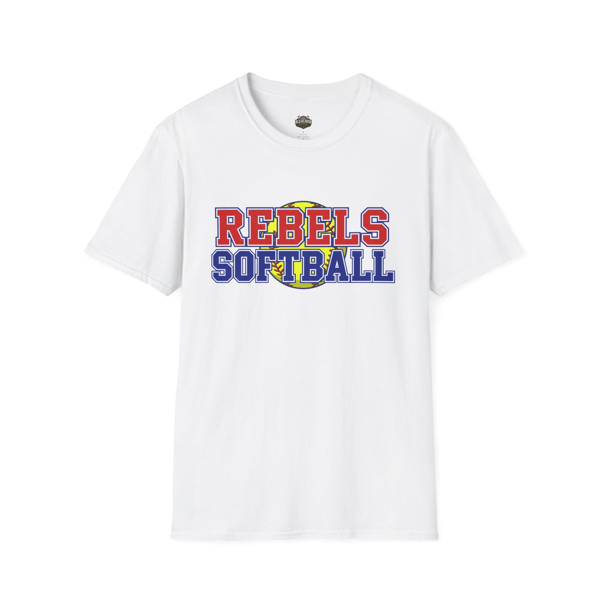 Rebels Softball T-Shirt — Retro Team Spirit Soft Tee