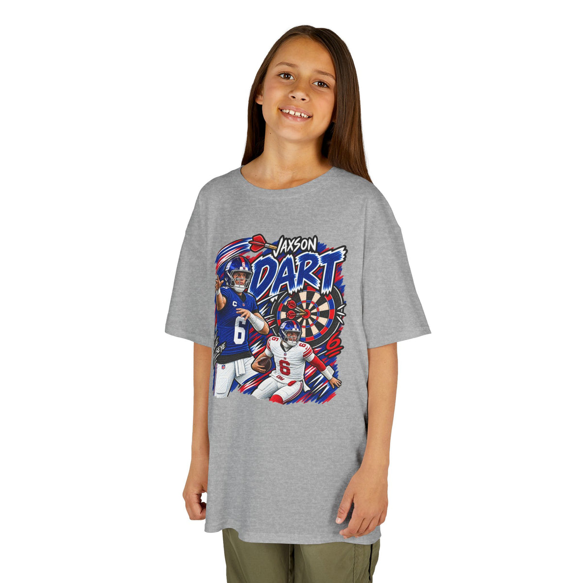 YOUTH Jaxson Dart Graphic T-Shirt - Sunday Standouts Sketch Series