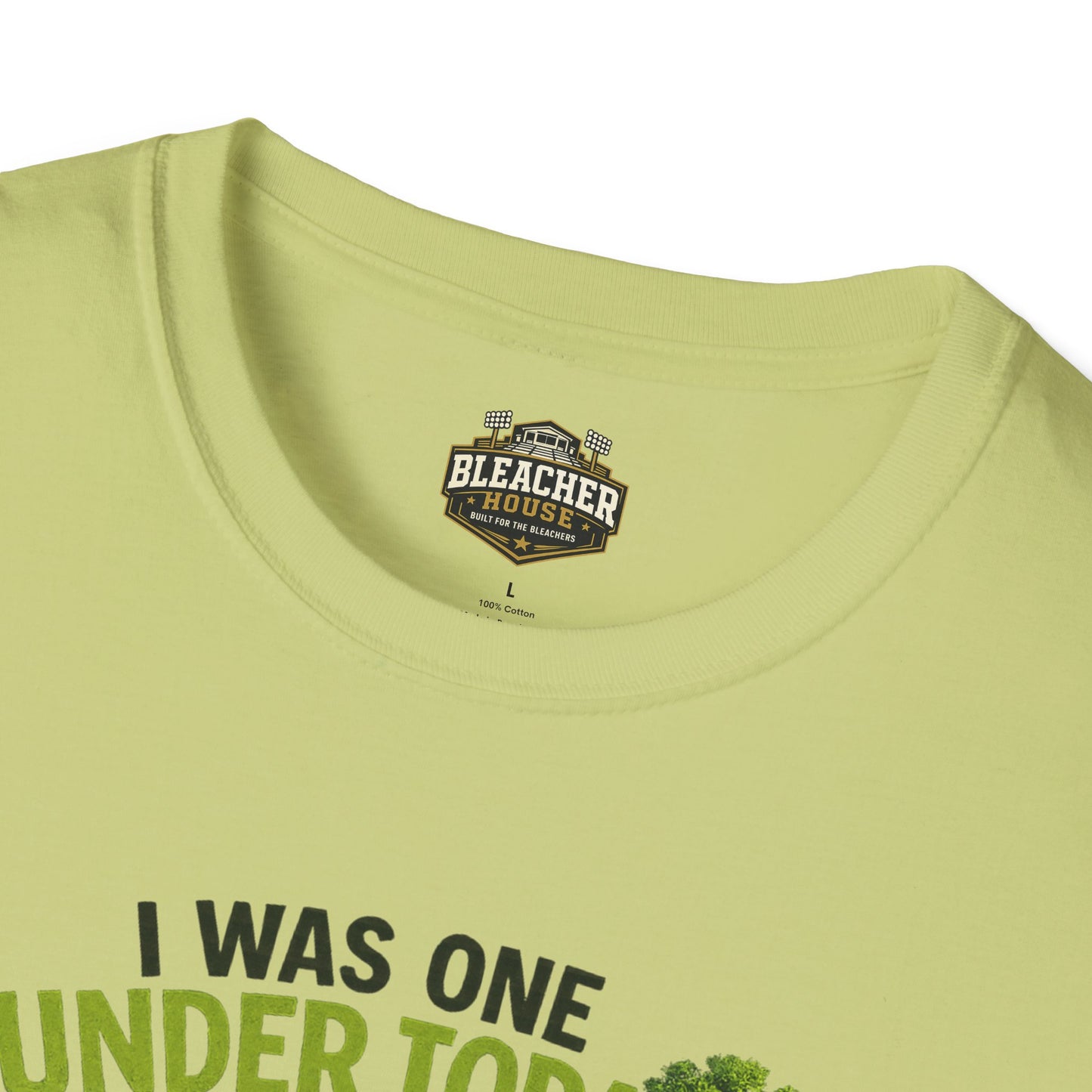 Golf T-Shirt — "I Was One Under Today" REALISTIC VIEW - Funny Scorecard Design