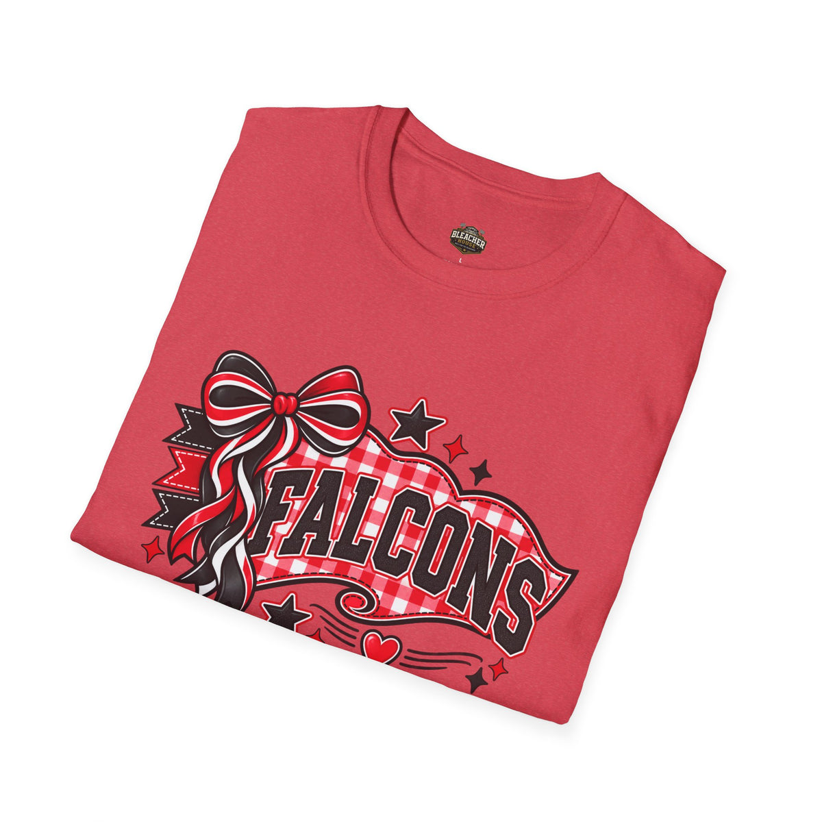 Falcons Bow T-Shirt — Red & Black Spirit Shirt
