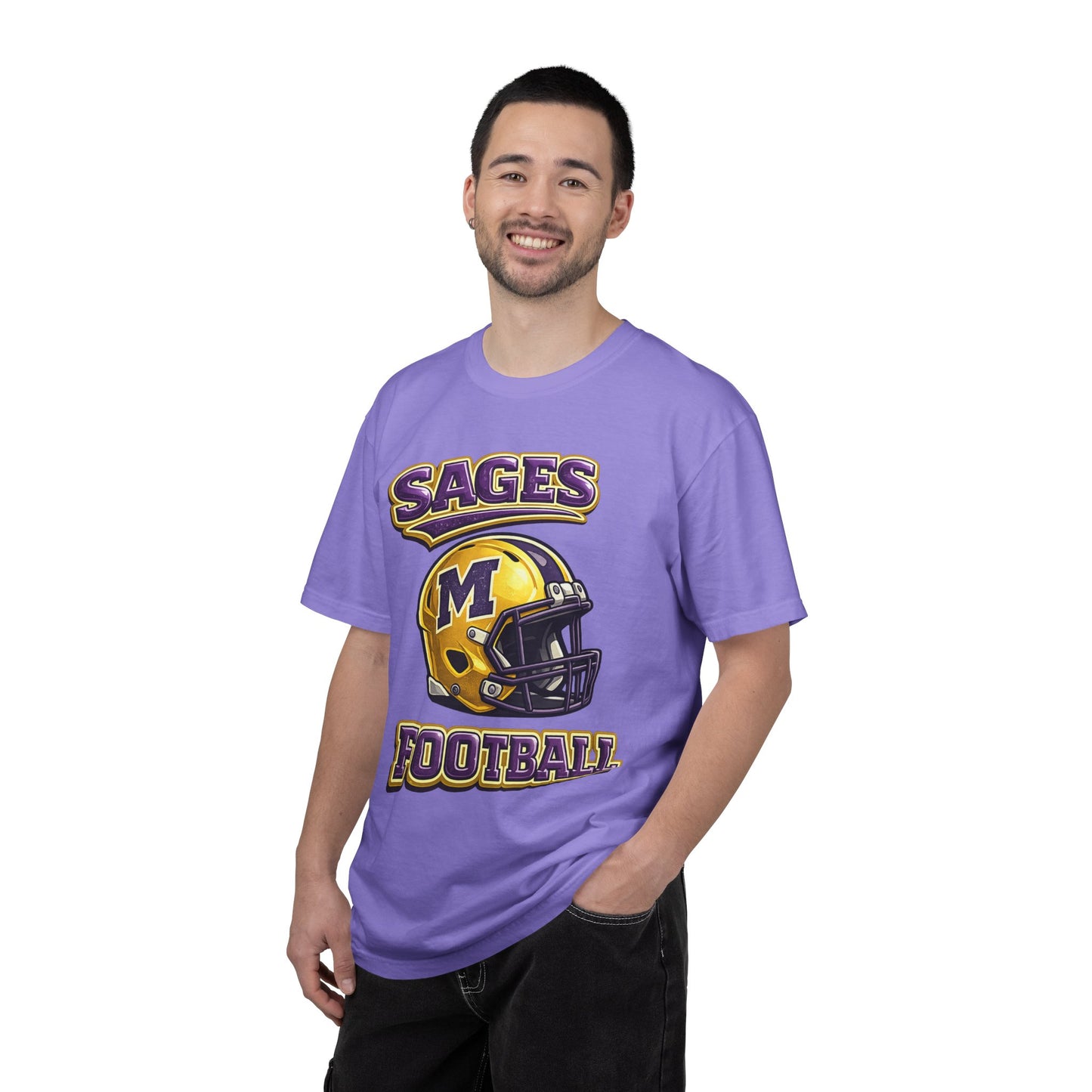 Sages Football Shiny Helmet T-Shirt