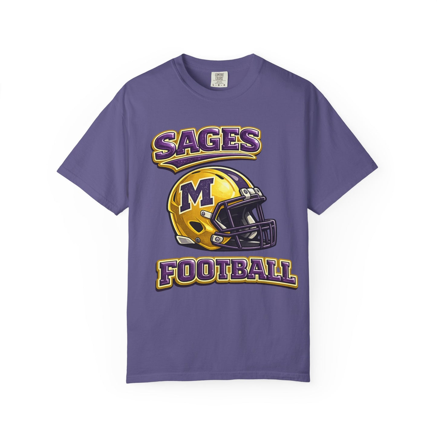 Sages Football Shiny Helmet T-Shirt