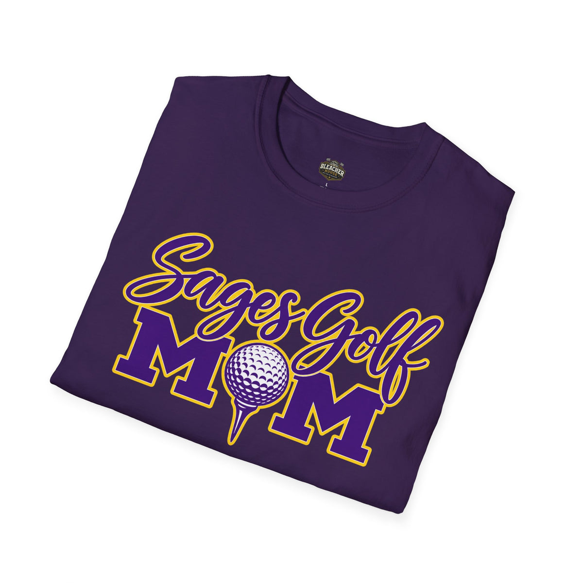 Sages Golf Mom T-Shirt — “Sages Golf MOM” Script & Tee Graphic
