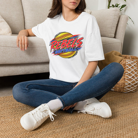 Rebels Softball T-Shirt — Bold Team Graphic Tee