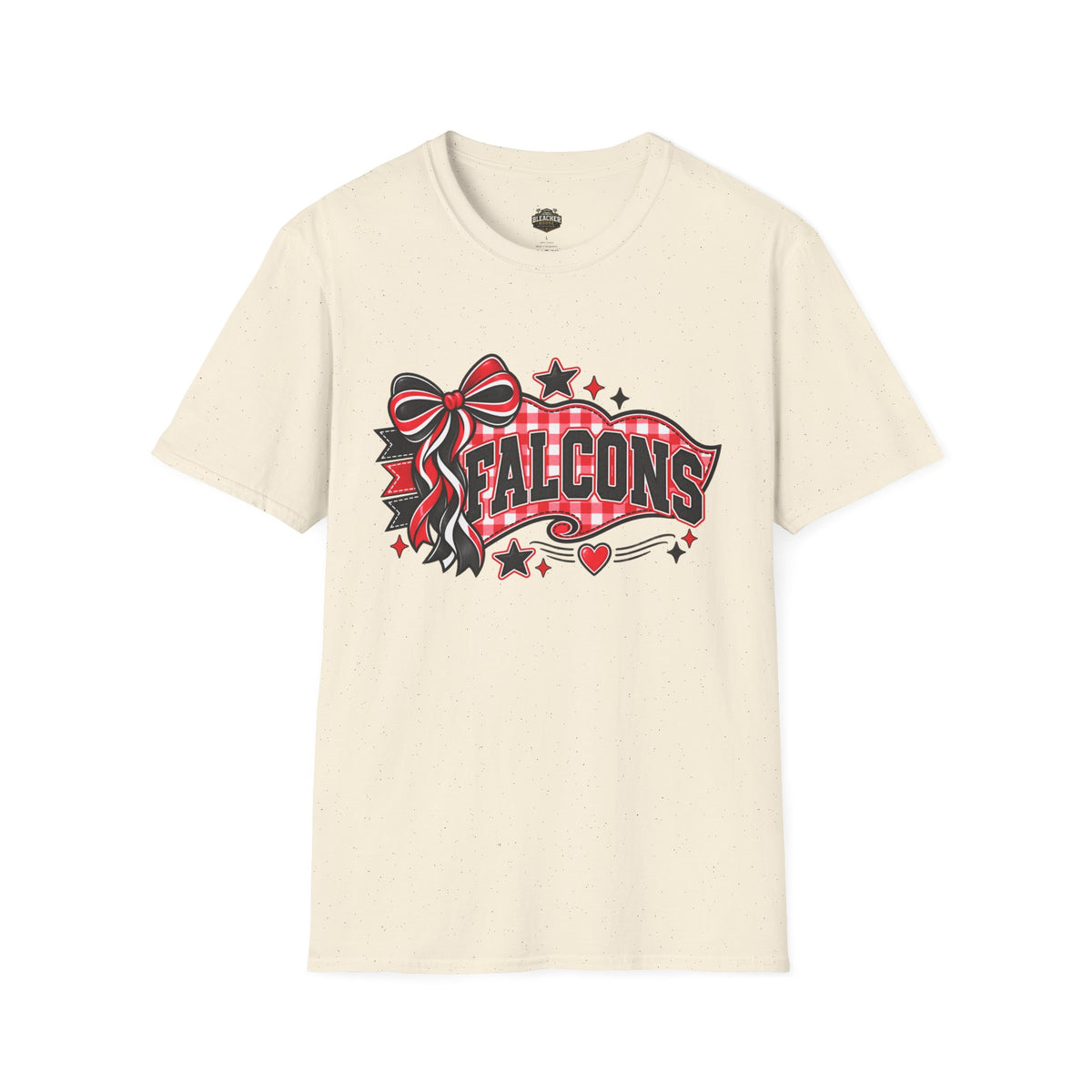 Falcons Bow T-Shirt — Red & Black Spirit Shirt