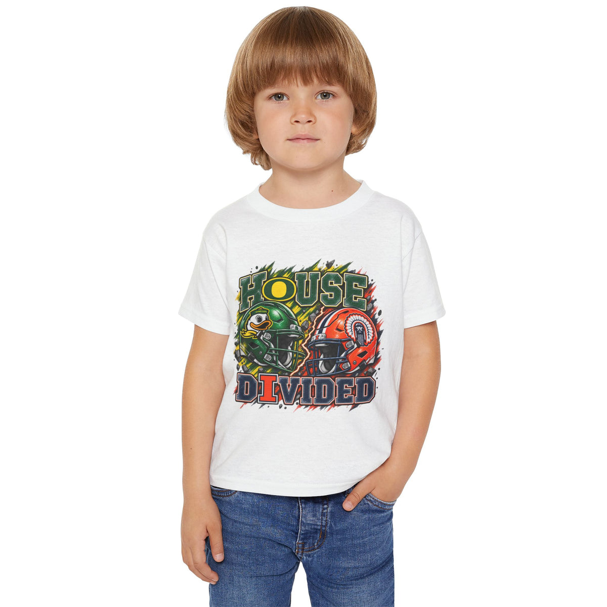 TODDLER House Divided T-Shirt — Illinois vs Oregon