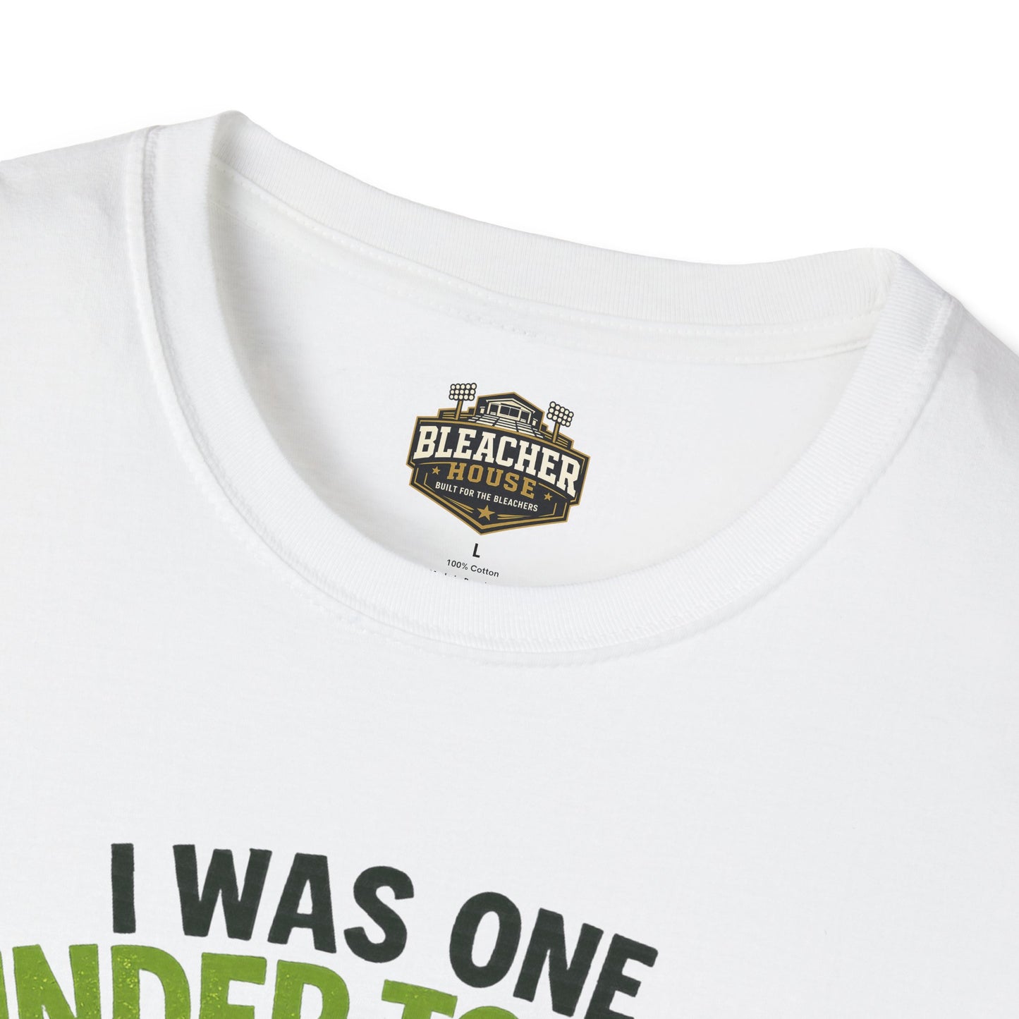Golf T-Shirt — "I Was One Under Today!" ANIMATED VERSION - Scorecard Golf Humor Shirt