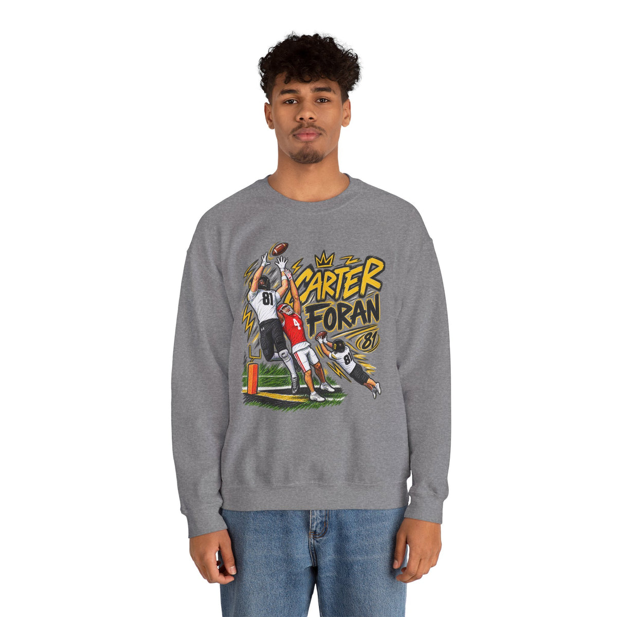 CARTER FORAN Graphic Crewneck - Saturday Standouts Sketch Series