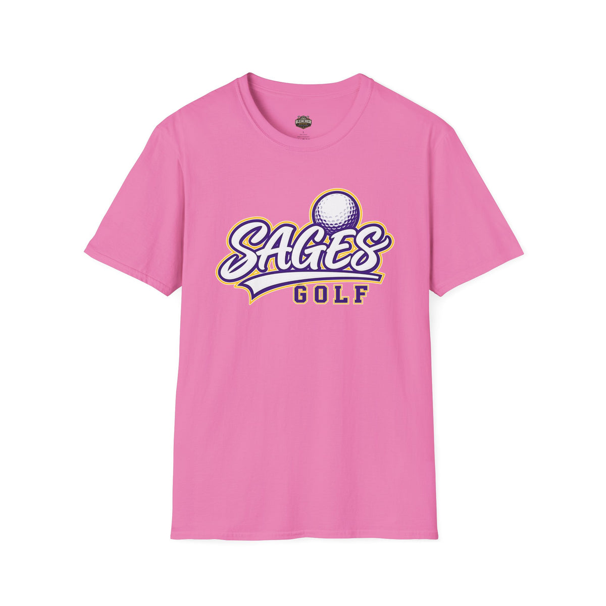 Sages Golf Team T‑Shirt — Vintage Script Golf Ball Logo