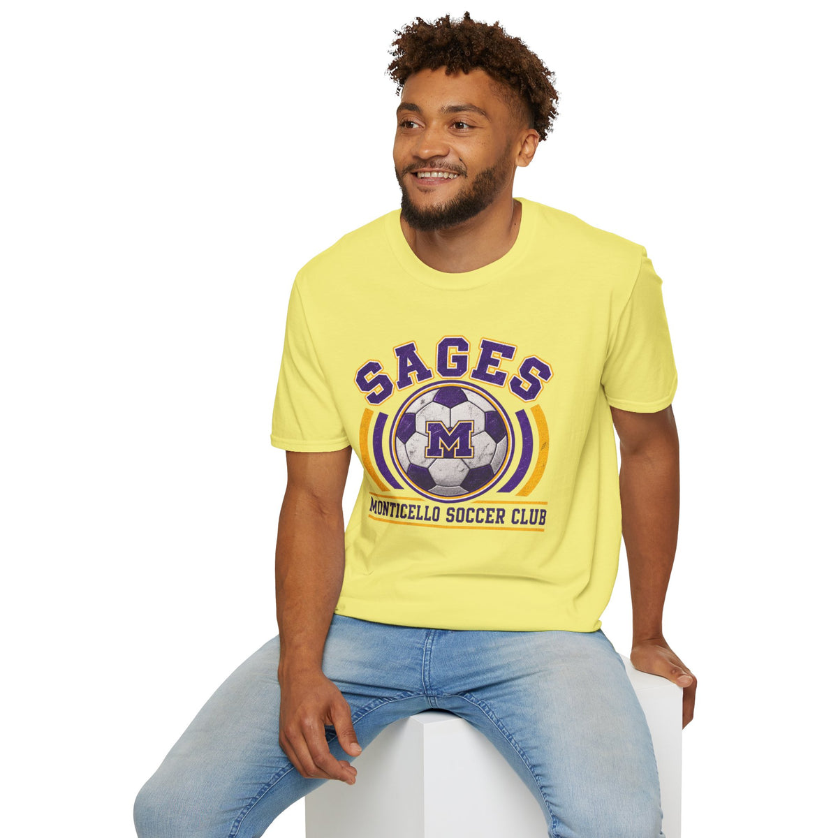CUSTOMIZABLE Sages Soccer Club T-Shirt — YOUR NAME AND NUMBER