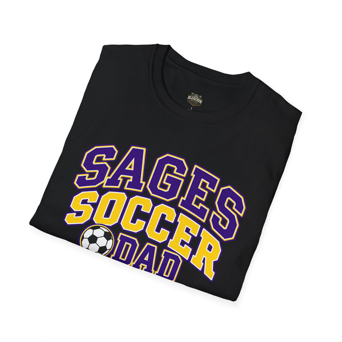 Sages Soccer Dad T‑Shirt — School Team Supportive Fan Tee