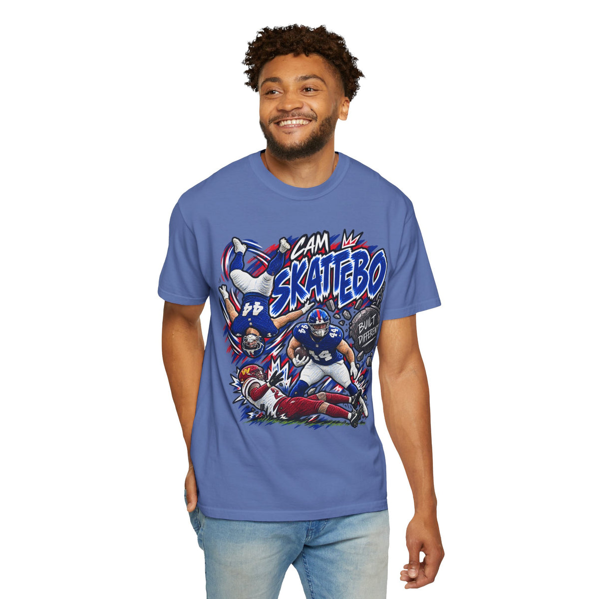 Cam Skattebo Graphic T-Shirt - Sunday Standouts Sketch Series