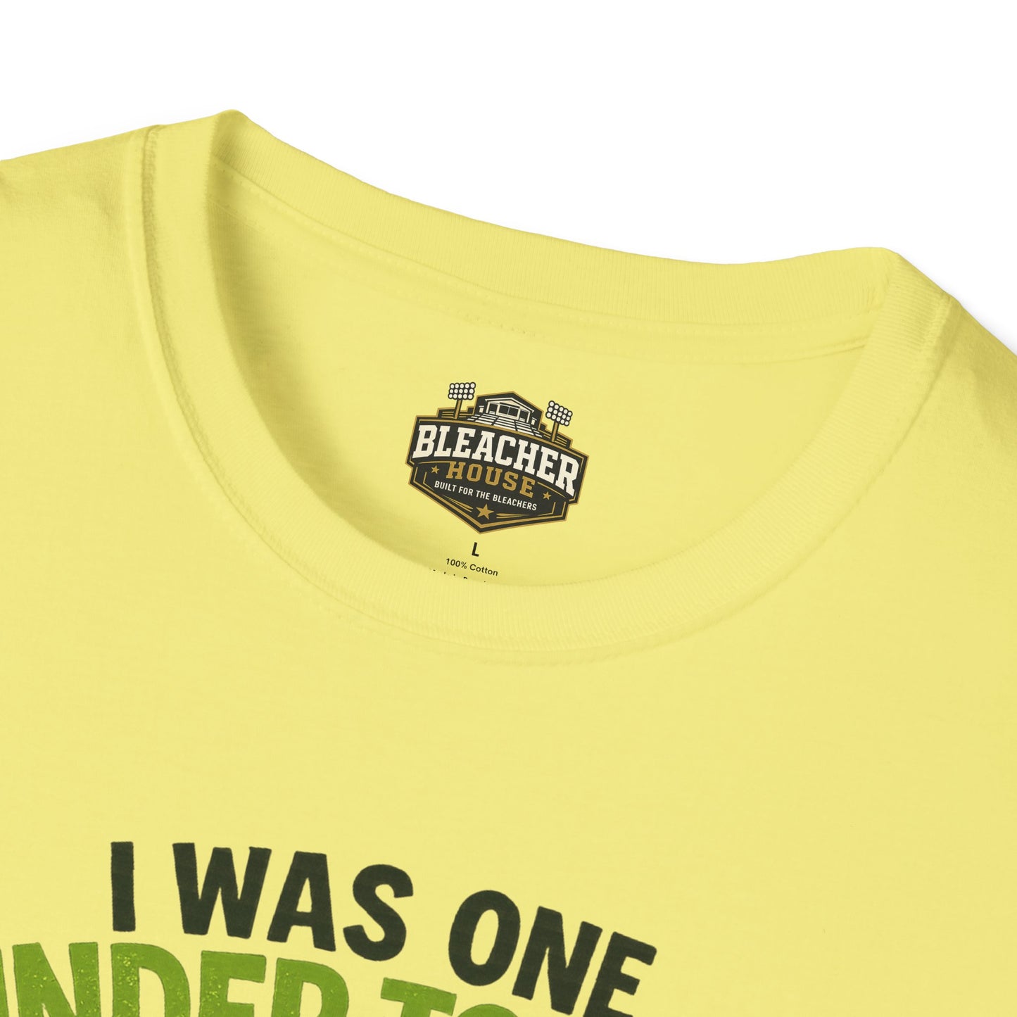 Golf T-Shirt — "I Was One Under Today!" ANIMATED VERSION - Scorecard Golf Humor Shirt